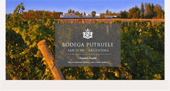 Desktop Screenshot of bodegaputruele.com