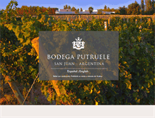 Tablet Screenshot of bodegaputruele.com